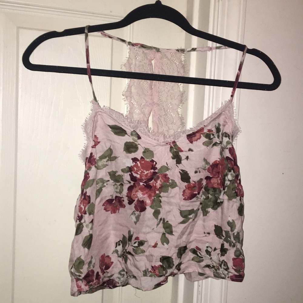 Pretty rose floral tank top from Cape Juby